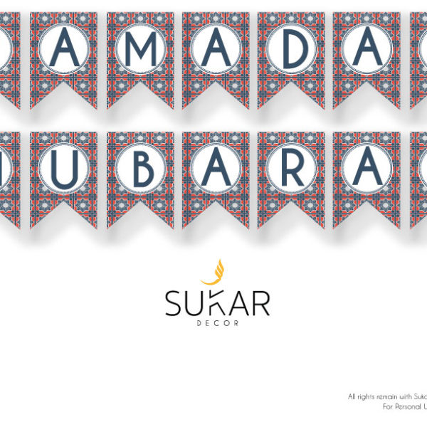 RedBannerSukarDecorProductImageRamadanMubarakBanner