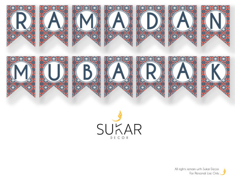 Ramadan Mubarak Banner Printable Printable World Holiday