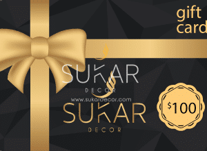 Sukar Decor Gift Card $100 Islamic Calligraphy Work Modern